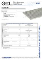 Sandwich panel ALUSTEP HFR