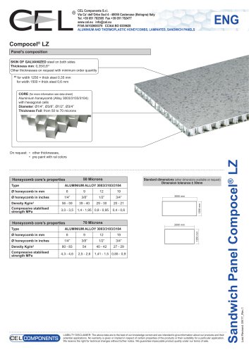 Sandwich Panel COMPOCEL LZ