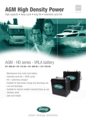 WP AGM HD batteries / Flatline