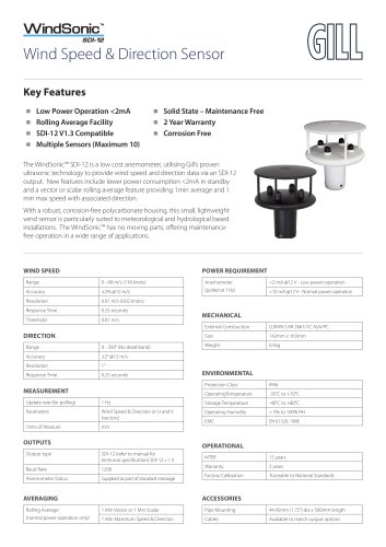 WindSonic SDI-12