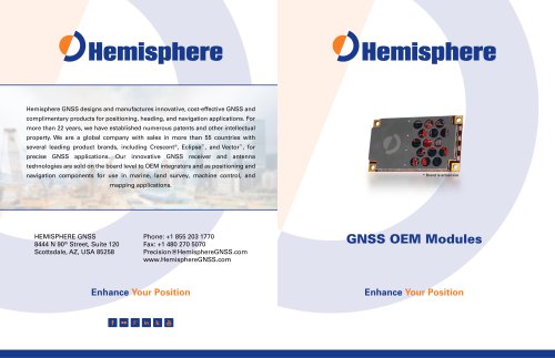 GNSS OEM Modules Brochure