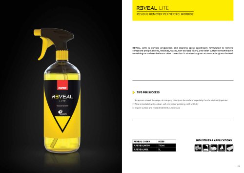 REVEAL LITE &ndash; RESIDUE REMOVER