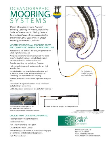 OCEANOGRAPHIC MOORING SYSTEMS