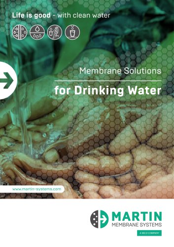 Membrane Solutions for Drinking Water