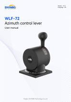 WLF-72_Azimuth control lever_User manual_EN_V1.3