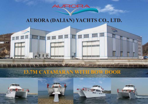 13.7M CATAMARAN WITH BOW DOOR