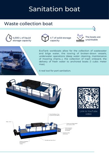 Waste collection boat