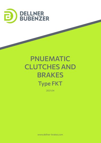 Pneumatic clutches and brakes - Type FK T