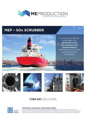 MEP – SOx SCRUBBER