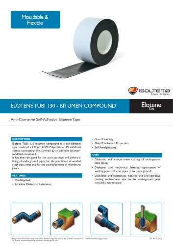 ELOTENE TUBI 130 - BITUMEN COMPOUND