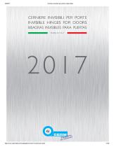 CONCEALED HINGES CATALOGUE FOR DOORS