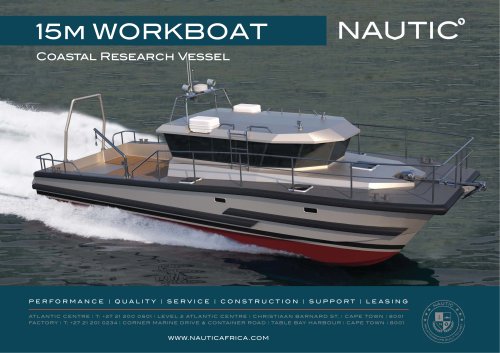 15M WORKBOAT (CRV) COASTAL RESEARCH VESSEL