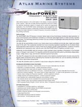 Ultra HP™ Series ShorPOWER® FREQUENCY CONVERTERS 50Hz and 60Hz 300kVA - 2MVA